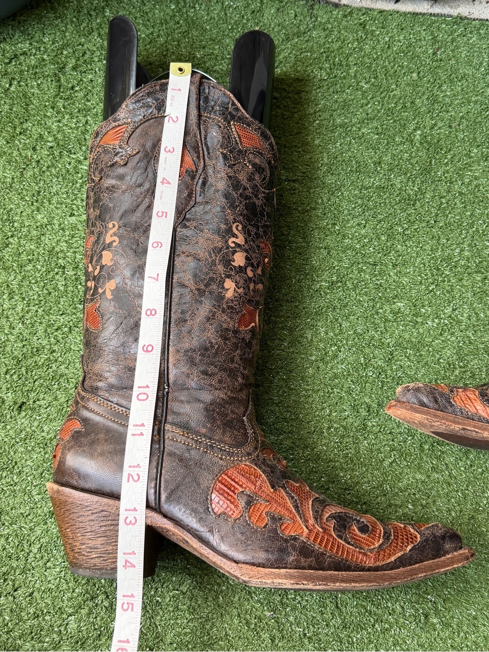 Corral Vintage Distressed Genuine Goat Skin Women’s Boots - Picture 13 of 14